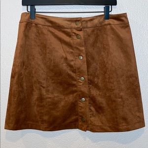 Forever 21 Faux Suede Skirt